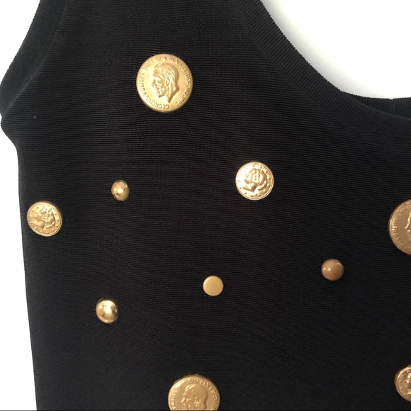 Vintage embellished Bodycon dress - Picture 2 of 6